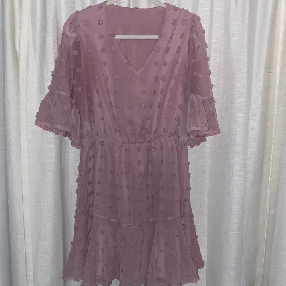 Elegant Mauve Dress